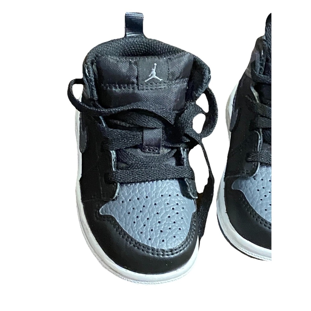 NIKE  high top sneakers Size 6 C Unisex Black & Gray  Kids  Toddler Shoes - Picture 10 of 14